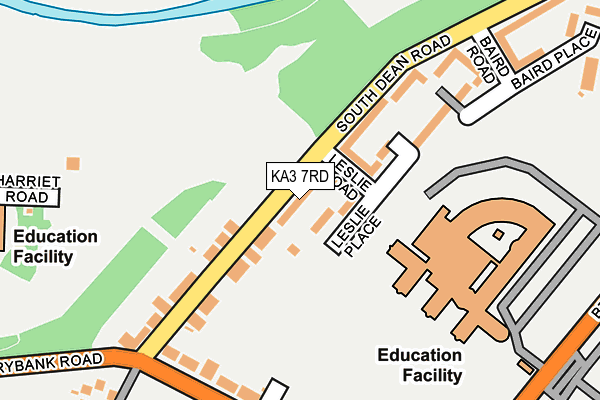 KA3 7RD map - OS OpenMap – Local (Ordnance Survey) KA3 7RD map - OS OpenMap – Local (Ordnance Survey)