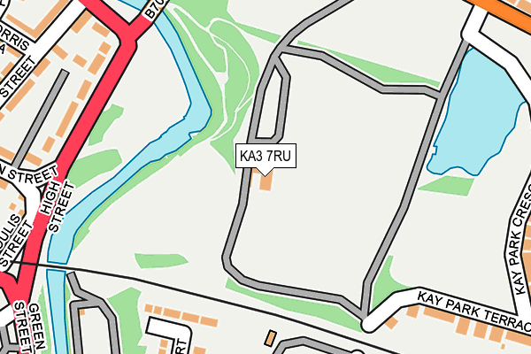 KA3 7RU map - OS OpenMap – Local (Ordnance Survey) KA3 7RU map - OS OpenMap – Local (Ordnance Survey)