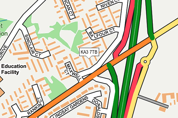 KA3 7TB map - OS OpenMap – Local (Ordnance Survey) KA3 7TB map - OS OpenMap – Local (Ordnance Survey)
