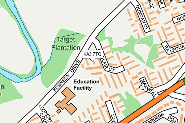 KA3 7TQ map - OS OpenMap – Local (Ordnance Survey)