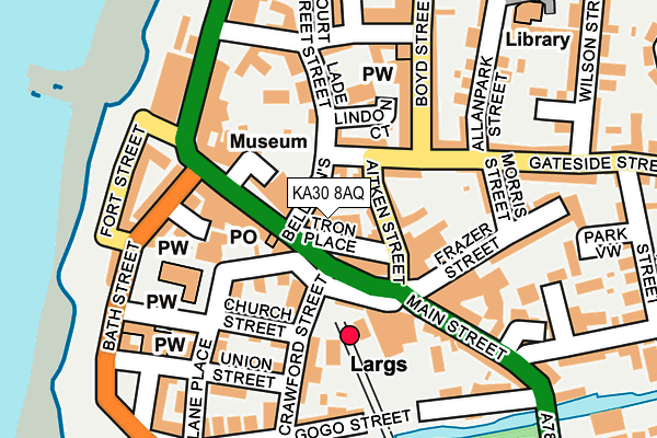 KA30 8AQ map - OS OpenMap – Local (Ordnance Survey) KA30 8AQ map - OS OpenMap – Local (Ordnance Survey)