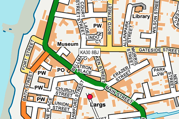 KA30 8BJ map - OS OpenMap – Local (Ordnance Survey) KA30 8BJ map - OS OpenMap – Local (Ordnance Survey)