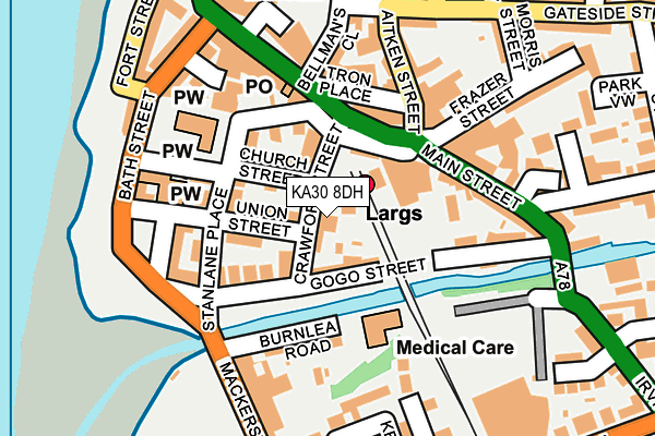 KA30 8DH map - OS OpenMap – Local (Ordnance Survey) KA30 8DH map - OS OpenMap – Local (Ordnance Survey)