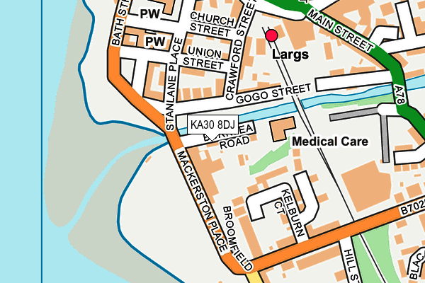 KA30 8DJ map - OS OpenMap – Local (Ordnance Survey) KA30 8DJ map - OS OpenMap – Local (Ordnance Survey)