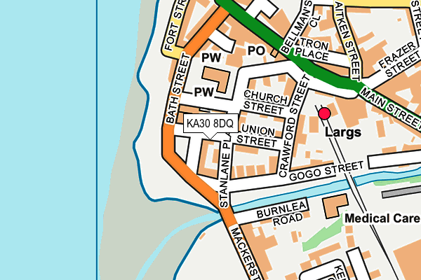 KA30 8DQ map - OS OpenMap – Local (Ordnance Survey) KA30 8DQ map - OS OpenMap – Local (Ordnance Survey)