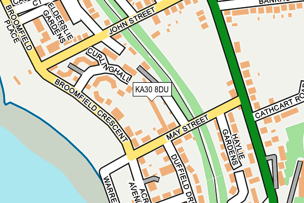 KA30 8DU map - OS OpenMap – Local (Ordnance Survey) KA30 8DU map - OS OpenMap – Local (Ordnance Survey)