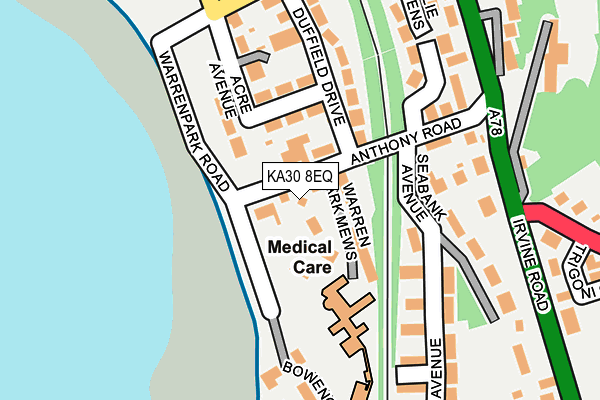 KA30 8EQ map - OS OpenMap – Local (Ordnance Survey) KA30 8EQ map - OS OpenMap – Local (Ordnance Survey)