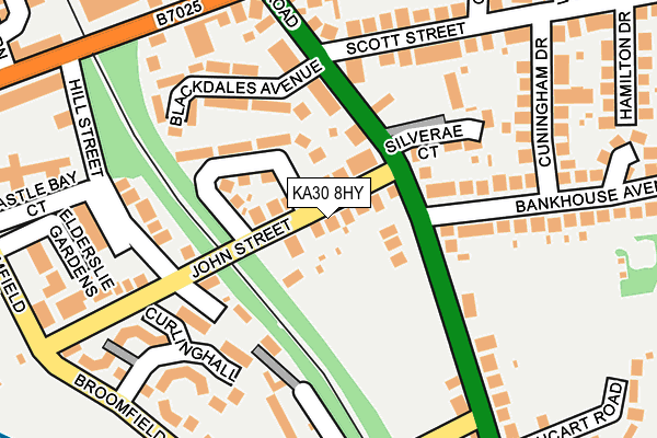 KA30 8HY map - OS OpenMap – Local (Ordnance Survey) KA30 8HY map - OS OpenMap – Local (Ordnance Survey)
