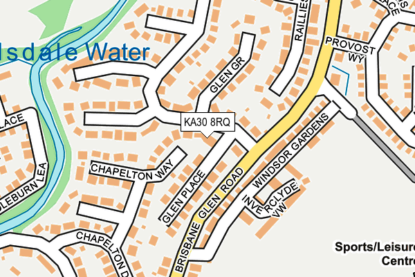 KA30 8RQ map - OS OpenMap – Local (Ordnance Survey) KA30 8RQ map - OS OpenMap – Local (Ordnance Survey)