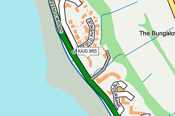 KA30 8RS map - OS OpenMap – Local (Ordnance Survey) KA30 8RS map - OS OpenMap – Local (Ordnance Survey)