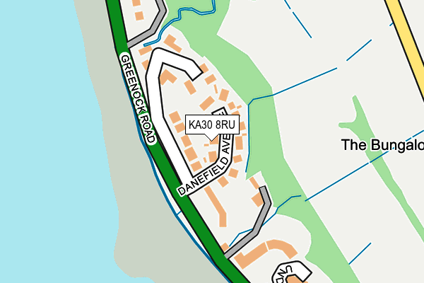 KA30 8RU map - OS OpenMap – Local (Ordnance Survey) KA30 8RU map - OS OpenMap – Local (Ordnance Survey)