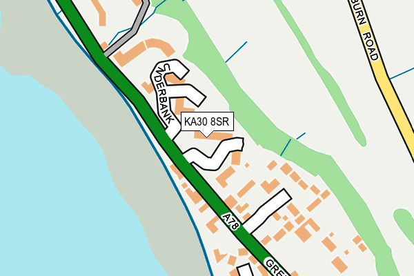 KA30 8SR map - OS OpenMap – Local (Ordnance Survey) KA30 8SR map - OS OpenMap – Local (Ordnance Survey)