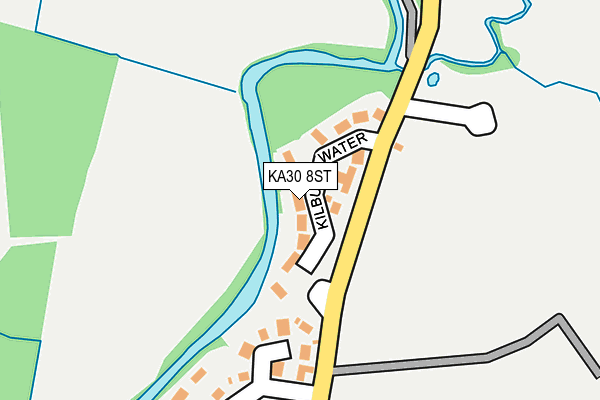 KA30 8ST map - OS OpenMap – Local (Ordnance Survey) KA30 8ST map - OS OpenMap – Local (Ordnance Survey)