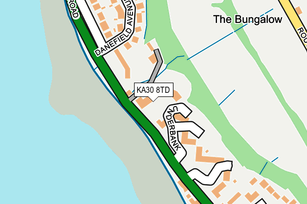 KA30 8TD map - OS OpenMap – Local (Ordnance Survey) KA30 8TD map - OS OpenMap – Local (Ordnance Survey)