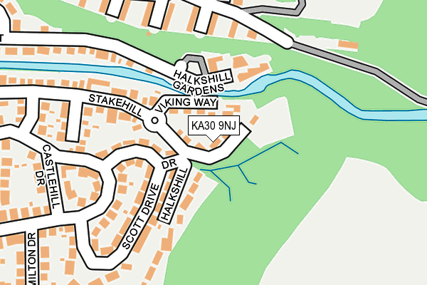 KA30 9NJ map - OS OpenMap – Local (Ordnance Survey) KA30 9NJ map - OS OpenMap – Local (Ordnance Survey)