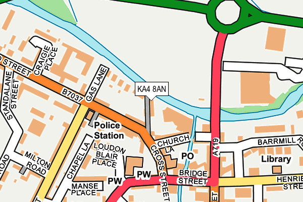KA4 8AN map - OS OpenMap – Local (Ordnance Survey) KA4 8AN map - OS OpenMap – Local (Ordnance Survey)