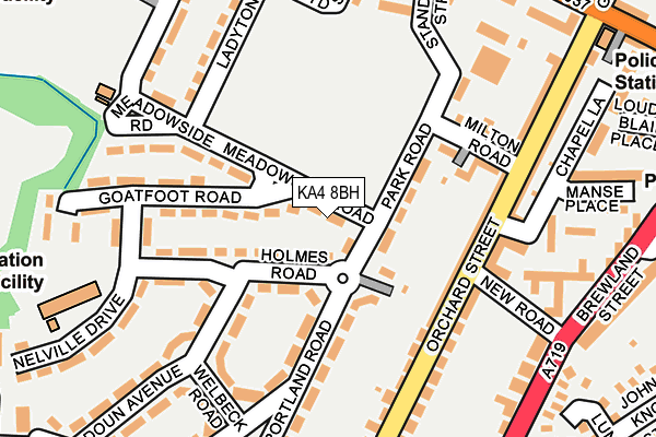 KA4 8BH map - OS OpenMap – Local (Ordnance Survey) KA4 8BH map - OS OpenMap – Local (Ordnance Survey)