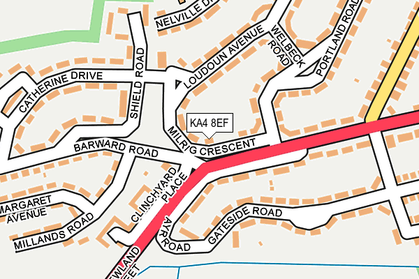 KA4 8EF map - OS OpenMap – Local (Ordnance Survey) KA4 8EF map - OS OpenMap – Local (Ordnance Survey)
