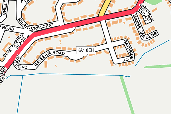 KA4 8EH map - OS OpenMap – Local (Ordnance Survey) KA4 8EH map - OS OpenMap – Local (Ordnance Survey)