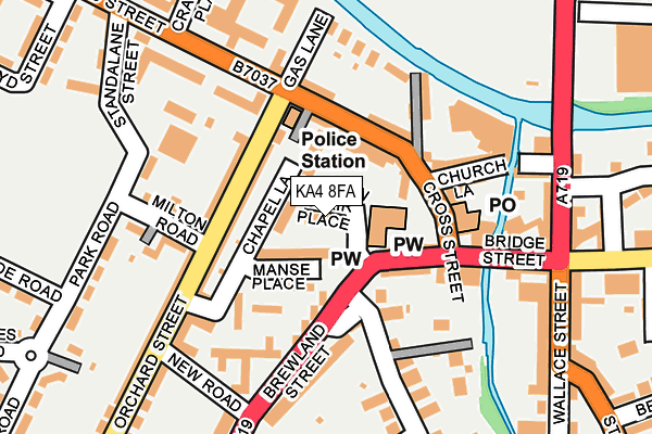 KA4 8FA map - OS OpenMap – Local (Ordnance Survey) KA4 8FA map - OS OpenMap – Local (Ordnance Survey)