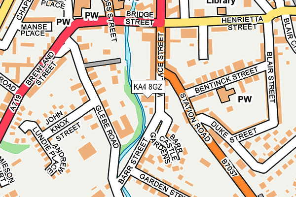 KA4 8GZ map - OS OpenMap – Local (Ordnance Survey) KA4 8GZ map - OS OpenMap – Local (Ordnance Survey)