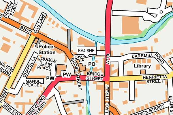 KA4 8HE map - OS OpenMap – Local (Ordnance Survey) KA4 8HE map - OS OpenMap – Local (Ordnance Survey)