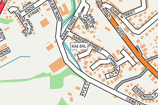KA4 8HL map - OS OpenMap – Local (Ordnance Survey) KA4 8HL map - OS OpenMap – Local (Ordnance Survey)