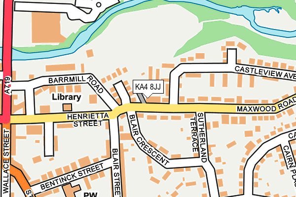 KA4 8JJ map - OS OpenMap – Local (Ordnance Survey) KA4 8JJ map - OS OpenMap – Local (Ordnance Survey)