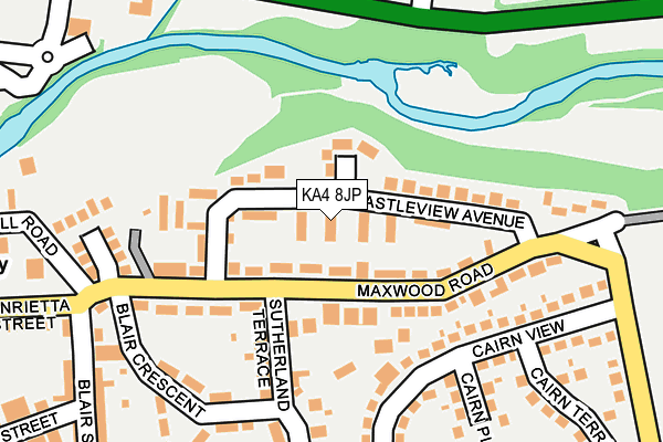 KA4 8JP map - OS OpenMap – Local (Ordnance Survey) KA4 8JP map - OS OpenMap – Local (Ordnance Survey)