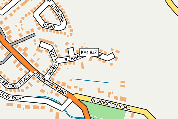 KA4 8JZ map - OS OpenMap – Local (Ordnance Survey) KA4 8JZ map - OS OpenMap – Local (Ordnance Survey)
