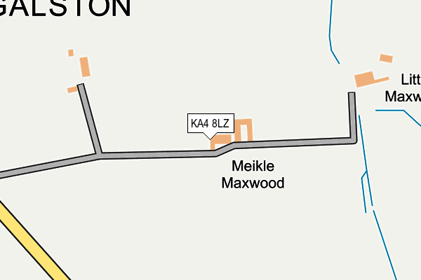 KA4 8LZ map - OS OpenMap – Local (Ordnance Survey) KA4 8LZ map - OS OpenMap – Local (Ordnance Survey)