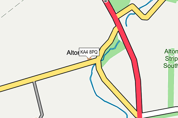 KA4 8PQ map - OS OpenMap – Local (Ordnance Survey) KA4 8PQ map - OS OpenMap – Local (Ordnance Survey)