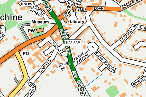 KA5 5AE map - OS OpenMap – Local (Ordnance Survey) KA5 5AE map - OS OpenMap – Local (Ordnance Survey)