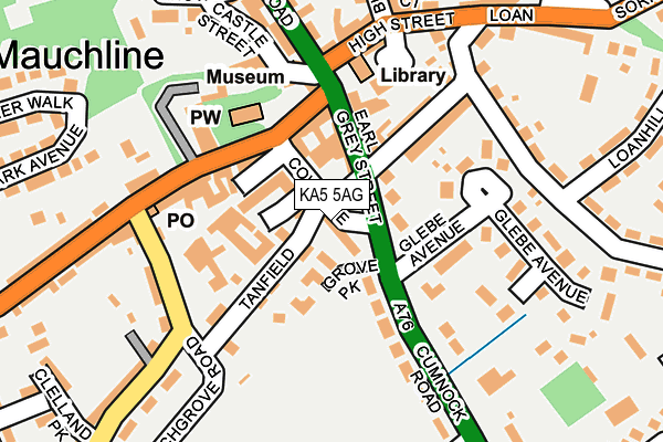 KA5 5AG map - OS OpenMap – Local (Ordnance Survey) KA5 5AG map - OS OpenMap – Local (Ordnance Survey)