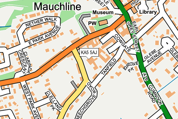 KA5 5AJ map - OS OpenMap – Local (Ordnance Survey) KA5 5AJ map - OS OpenMap – Local (Ordnance Survey)