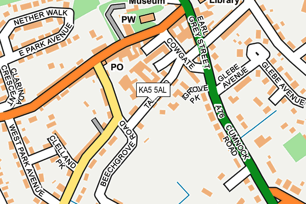 KA5 5AL map - OS OpenMap – Local (Ordnance Survey) KA5 5AL map - OS OpenMap – Local (Ordnance Survey)