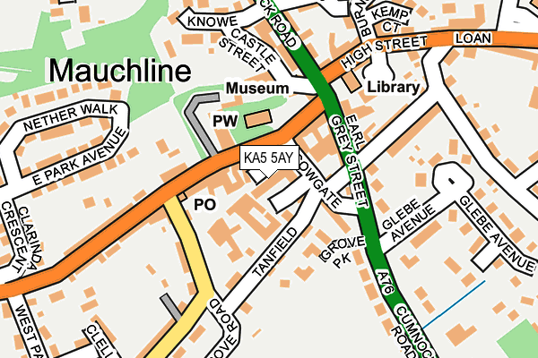 KA5 5AY map - OS OpenMap – Local (Ordnance Survey) KA5 5AY map - OS OpenMap – Local (Ordnance Survey)