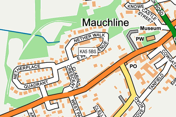 KA5 5BS map - OS OpenMap – Local (Ordnance Survey) KA5 5BS map - OS OpenMap – Local (Ordnance Survey)