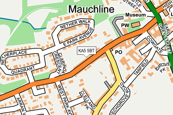 KA5 5BT map - OS OpenMap – Local (Ordnance Survey) KA5 5BT map - OS OpenMap – Local (Ordnance Survey)