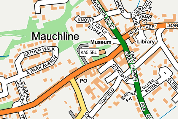 KA5 5BU map - OS OpenMap – Local (Ordnance Survey) KA5 5BU map - OS OpenMap – Local (Ordnance Survey)