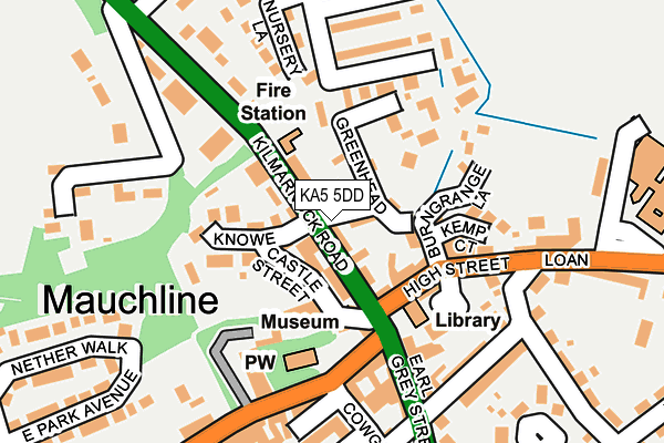 KA5 5DD map - OS OpenMap – Local (Ordnance Survey) KA5 5DD map - OS OpenMap – Local (Ordnance Survey)