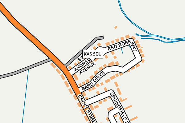 KA5 5DL map - OS OpenMap – Local (Ordnance Survey) KA5 5DL map - OS OpenMap – Local (Ordnance Survey)
