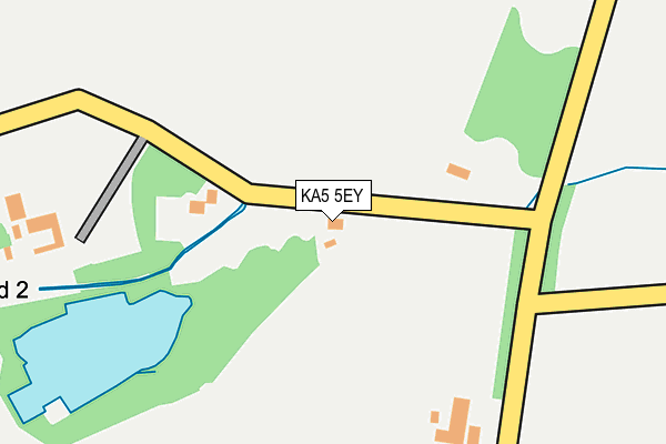 KA5 5EY map - OS OpenMap – Local (Ordnance Survey) KA5 5EY map - OS OpenMap – Local (Ordnance Survey)