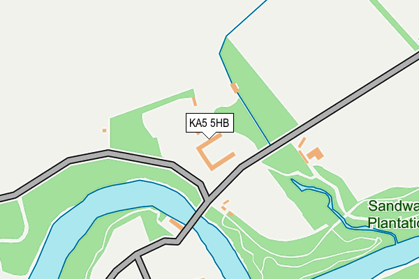 KA5 5HB map - OS OpenMap – Local (Ordnance Survey) KA5 5HB map - OS OpenMap – Local (Ordnance Survey)