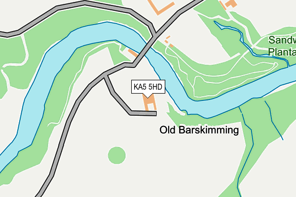 KA5 5HD map - OS OpenMap – Local (Ordnance Survey) KA5 5HD map - OS OpenMap – Local (Ordnance Survey)