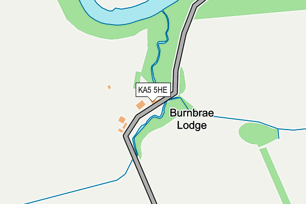 KA5 5HE map - OS OpenMap – Local (Ordnance Survey) KA5 5HE map - OS OpenMap – Local (Ordnance Survey)