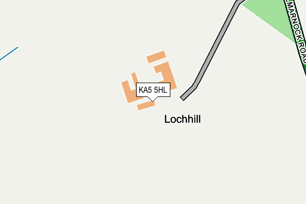 KA5 5HL map - OS OpenMap – Local (Ordnance Survey)