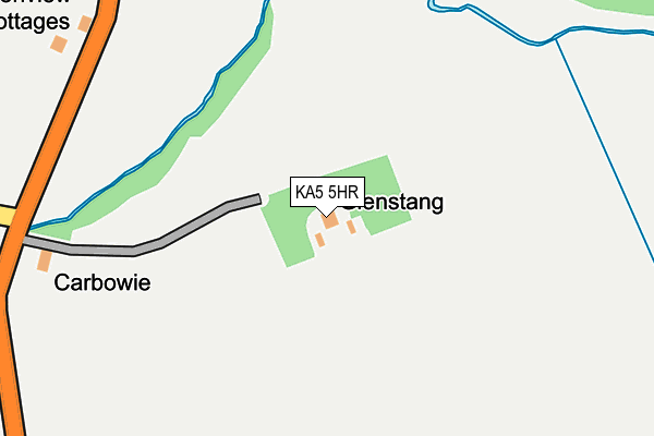 KA5 5HR map - OS OpenMap – Local (Ordnance Survey)
