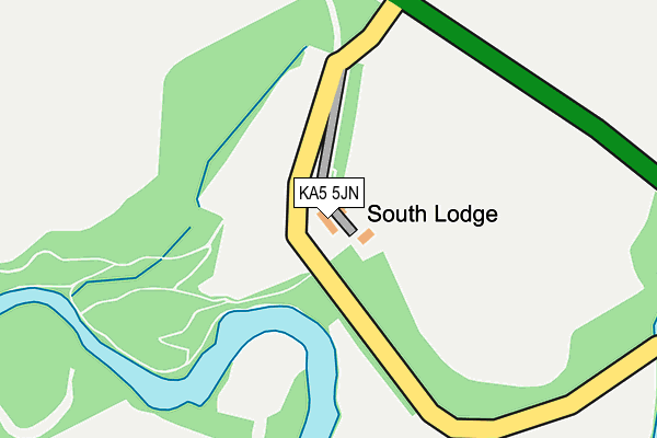 KA5 5JN map - OS OpenMap – Local (Ordnance Survey) KA5 5JN map - OS OpenMap – Local (Ordnance Survey)