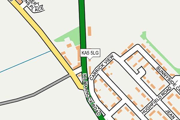 KA5 5LG map - OS OpenMap – Local (Ordnance Survey) KA5 5LG map - OS OpenMap – Local (Ordnance Survey)